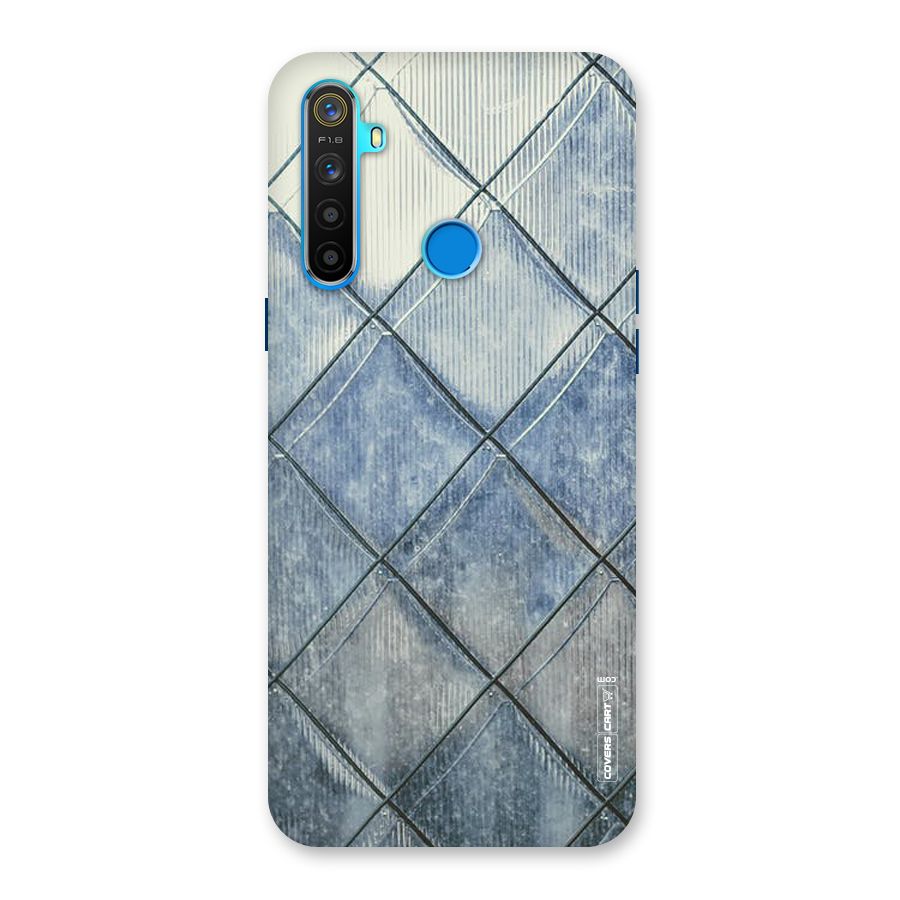 Steel Blue Pattern Back Case for Realme 5s