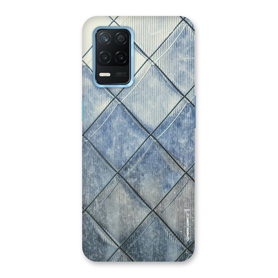 Steel Blue Pattern Back Case for Realme 8 5G
