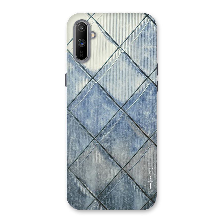 Steel Blue Pattern Back Case for Realme C3