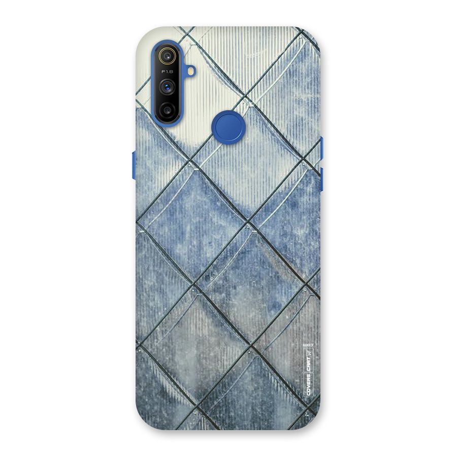 Steel Blue Pattern Back Case for Realme Narzo 10A