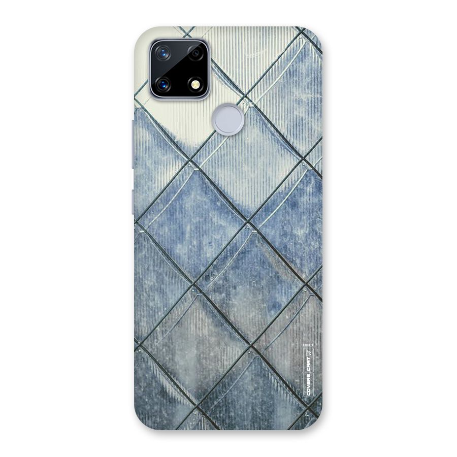Steel Blue Pattern Back Case for Realme Narzo 20
