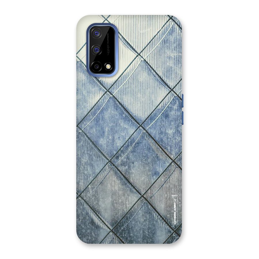 Steel Blue Pattern Back Case for Realme Narzo 30 Pro