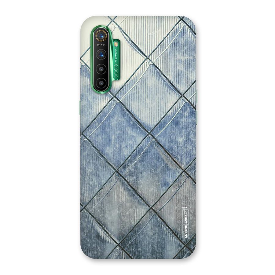 Steel Blue Pattern Back Case for Realme X2