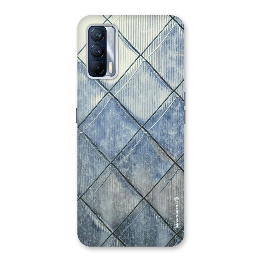 Steel Blue Pattern Back Case for Realme X7