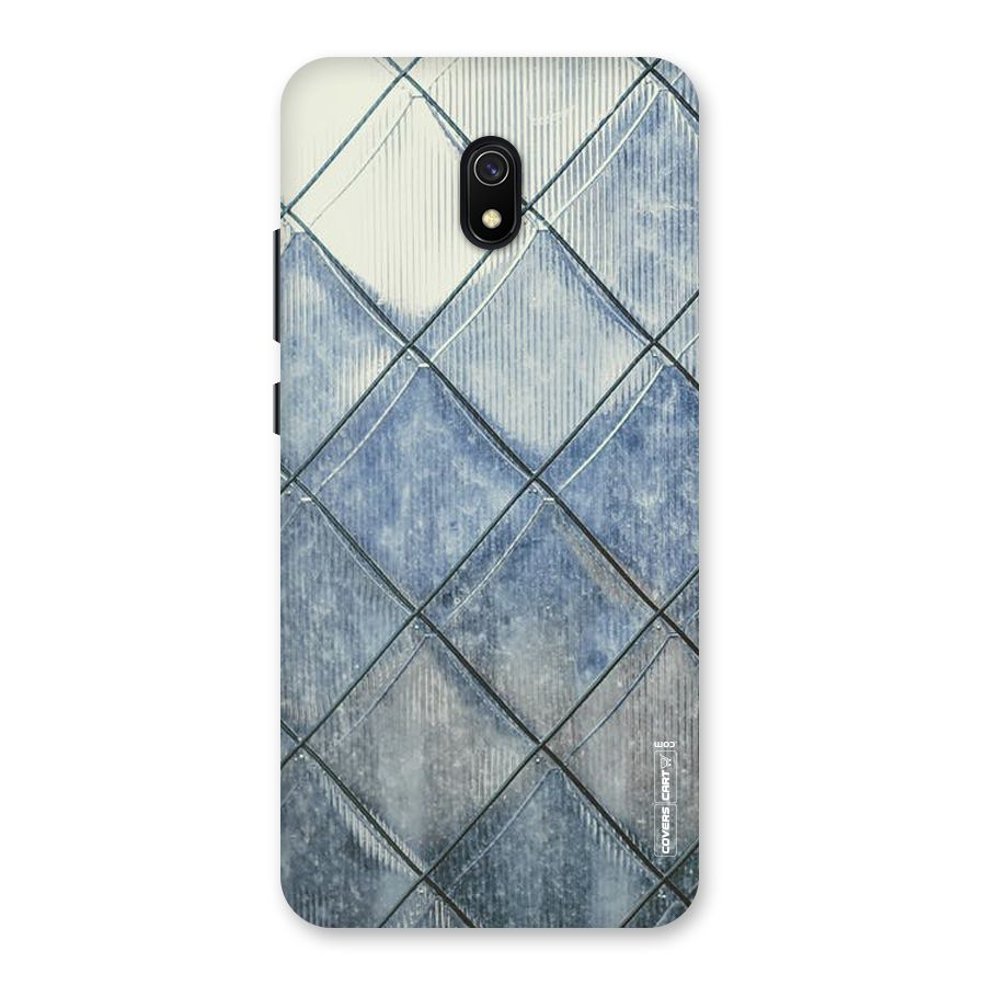 Steel Blue Pattern Back Case for Redmi 8A