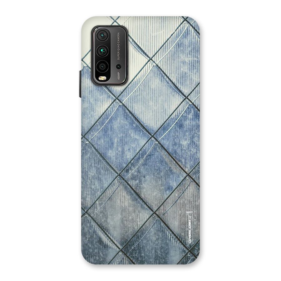 Steel Blue Pattern Back Case for Redmi 9 Power