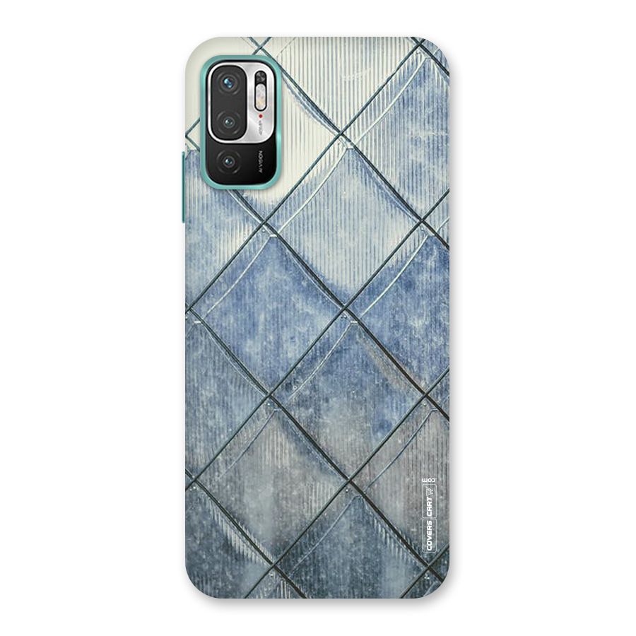 Steel Blue Pattern Back Case for Redmi Note 10T 5G