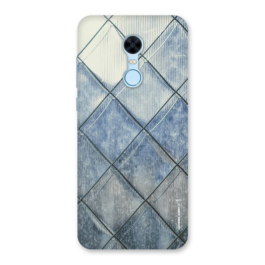 Steel Blue Pattern Back Case for Redmi Note 5