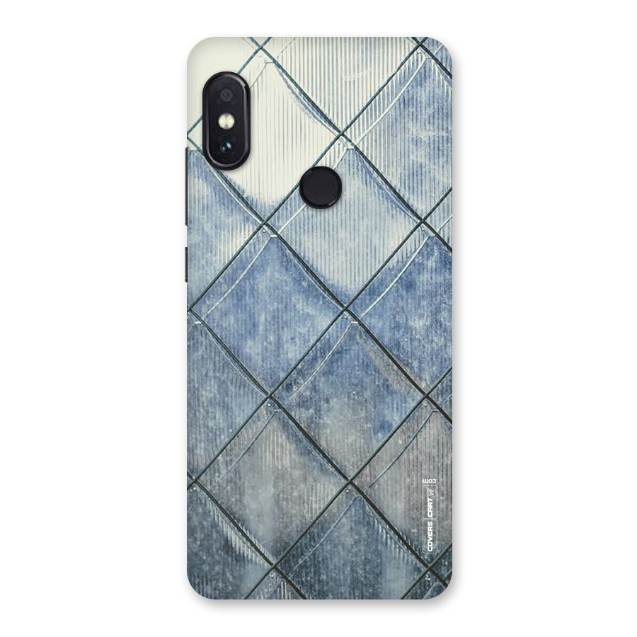 Steel Blue Pattern Back Case for Redmi Note 5 Pro