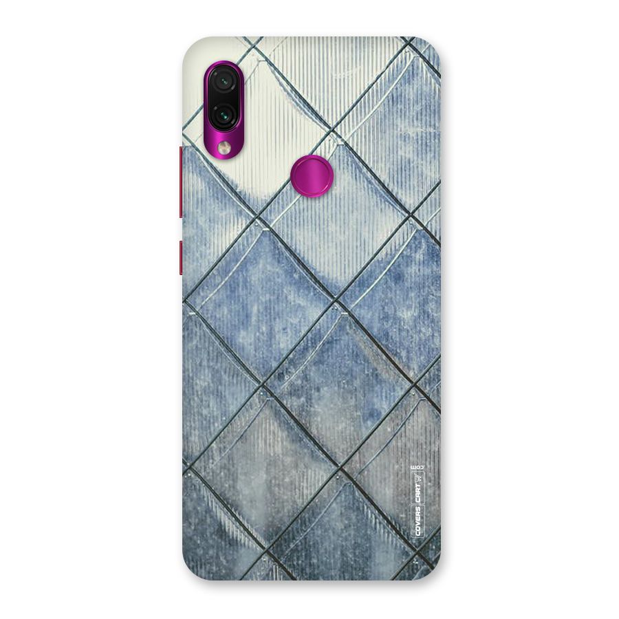 Steel Blue Pattern Back Case for Redmi Note 7 Pro