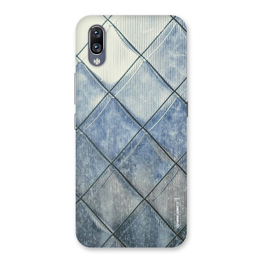 Steel Blue Pattern Back Case for Vivo NEX
