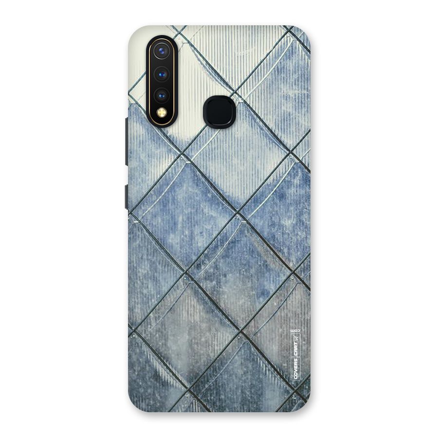 Steel Blue Pattern Back Case for Vivo U20