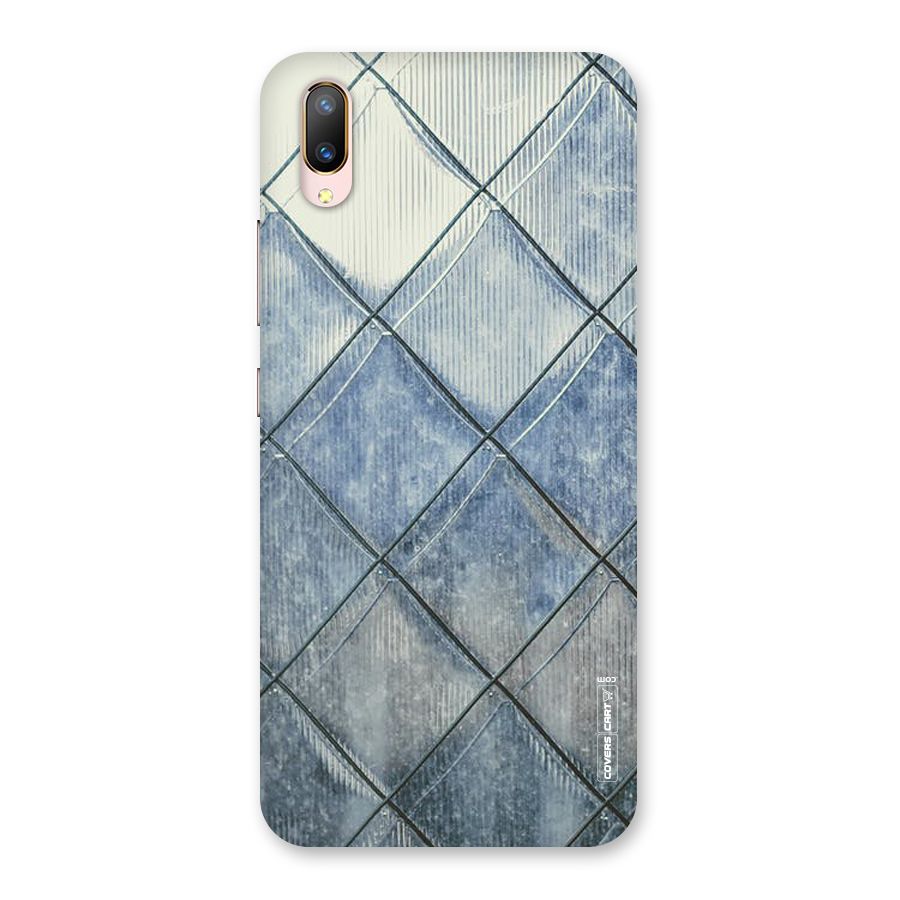 Steel Blue Pattern Back Case for Vivo V11 Pro
