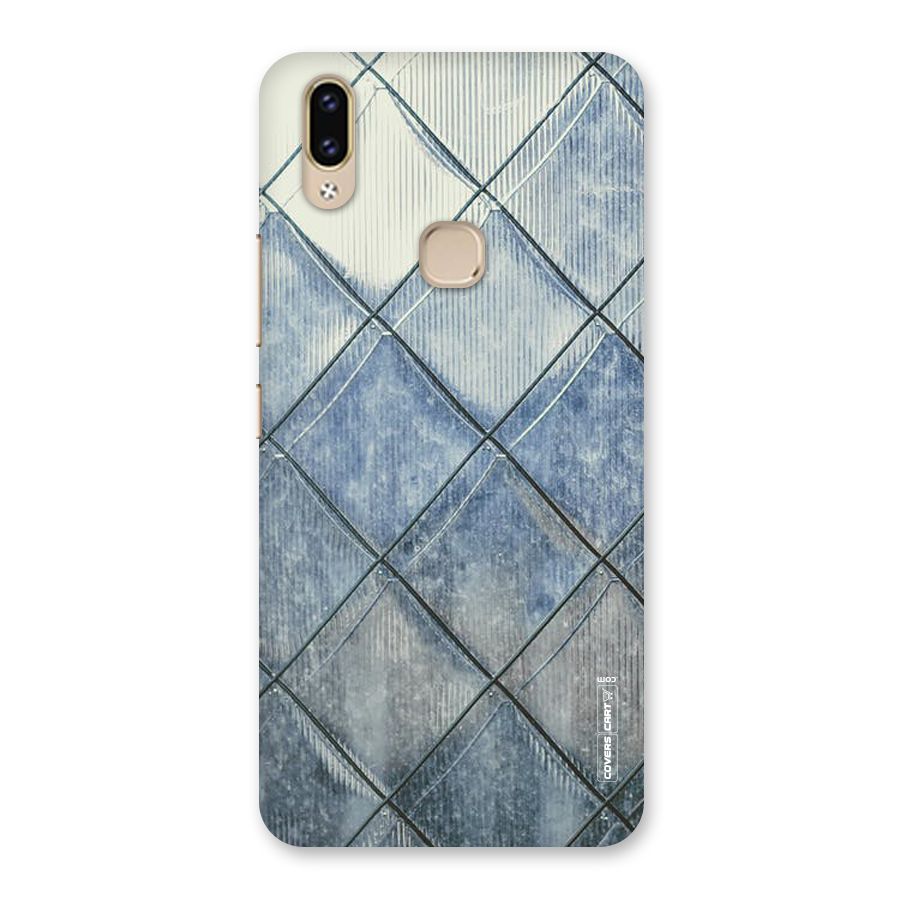 Steel Blue Pattern Back Case for Vivo V9 Youth