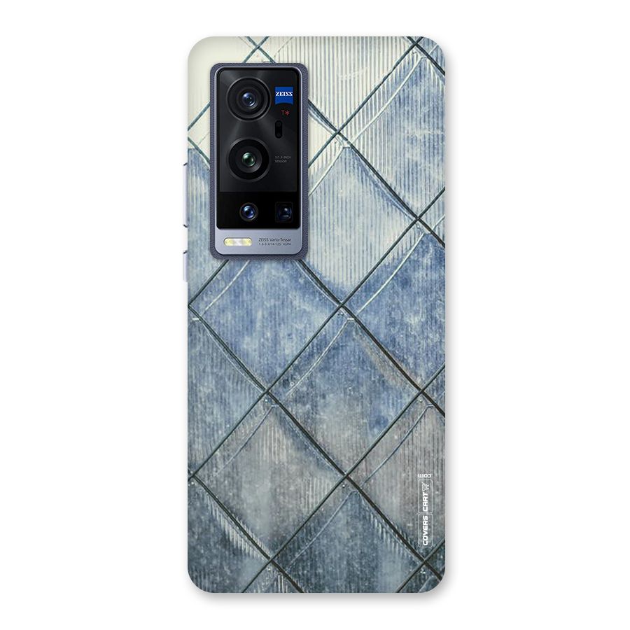 Steel Blue Pattern Back Case for Vivo X60 Pro Plus