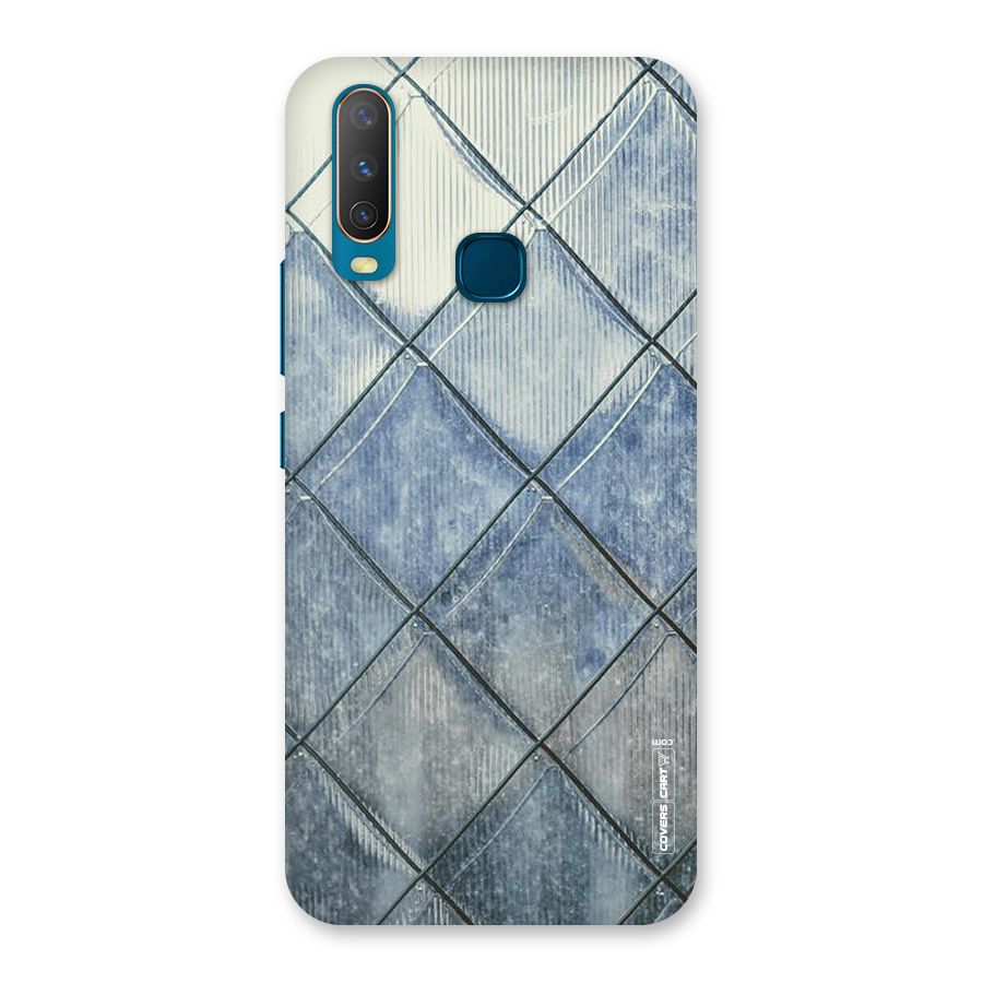 Steel Blue Pattern Back Case for Vivo Y11
