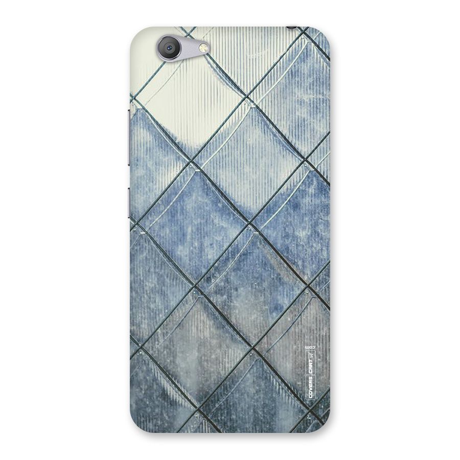 Steel Blue Pattern Back Case for Vivo Y53