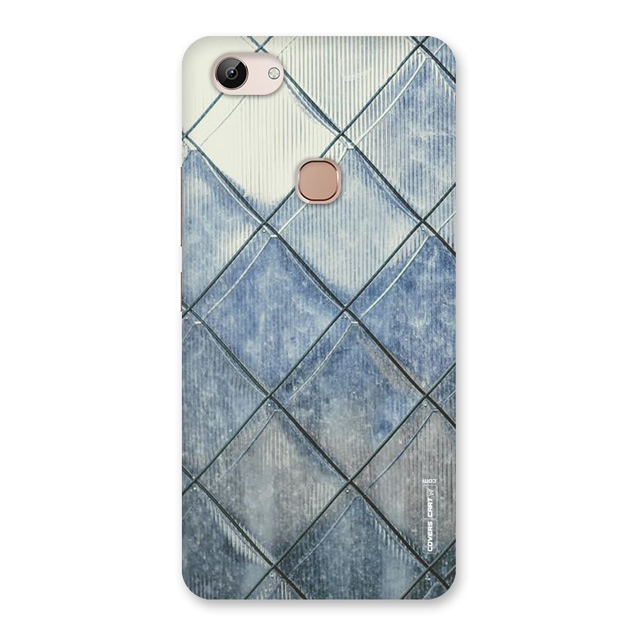 Steel Blue Pattern Back Case for Vivo Y83