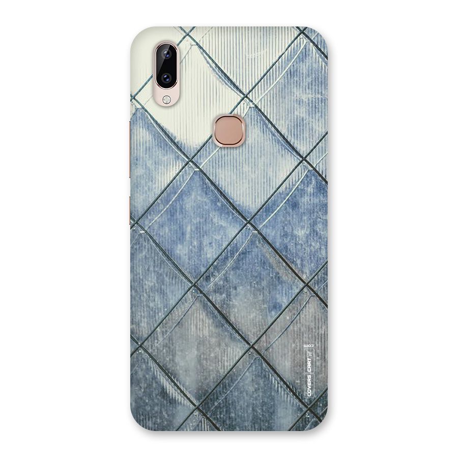 Steel Blue Pattern Back Case for Vivo Y83 Pro