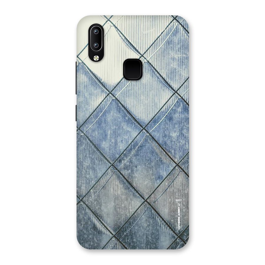 Steel Blue Pattern Back Case for Vivo Y93