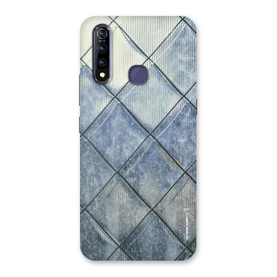 Steel Blue Pattern Back Case for Vivo Z1 Pro