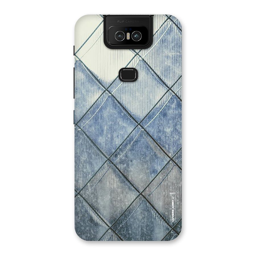 Steel Blue Pattern Back Case for Zenfone 6z