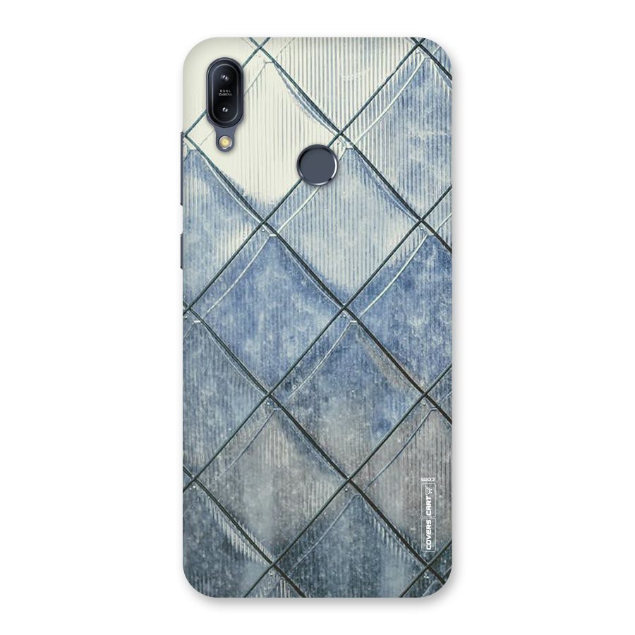Steel Blue Pattern Back Case for Zenfone Max M2