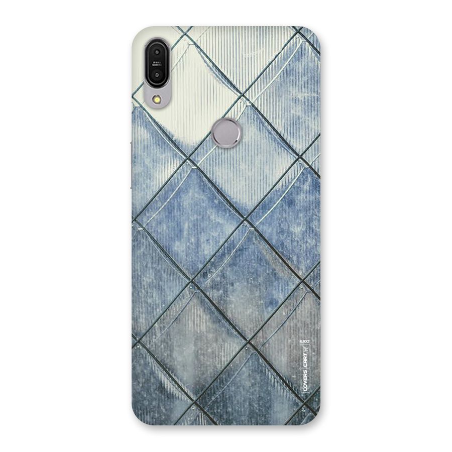 Steel Blue Pattern Back Case for Zenfone Max Pro M1
