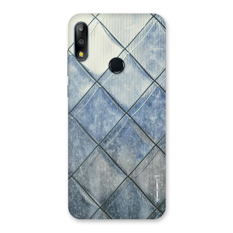 Steel Blue Pattern Back Case for Zenfone Max Pro M2