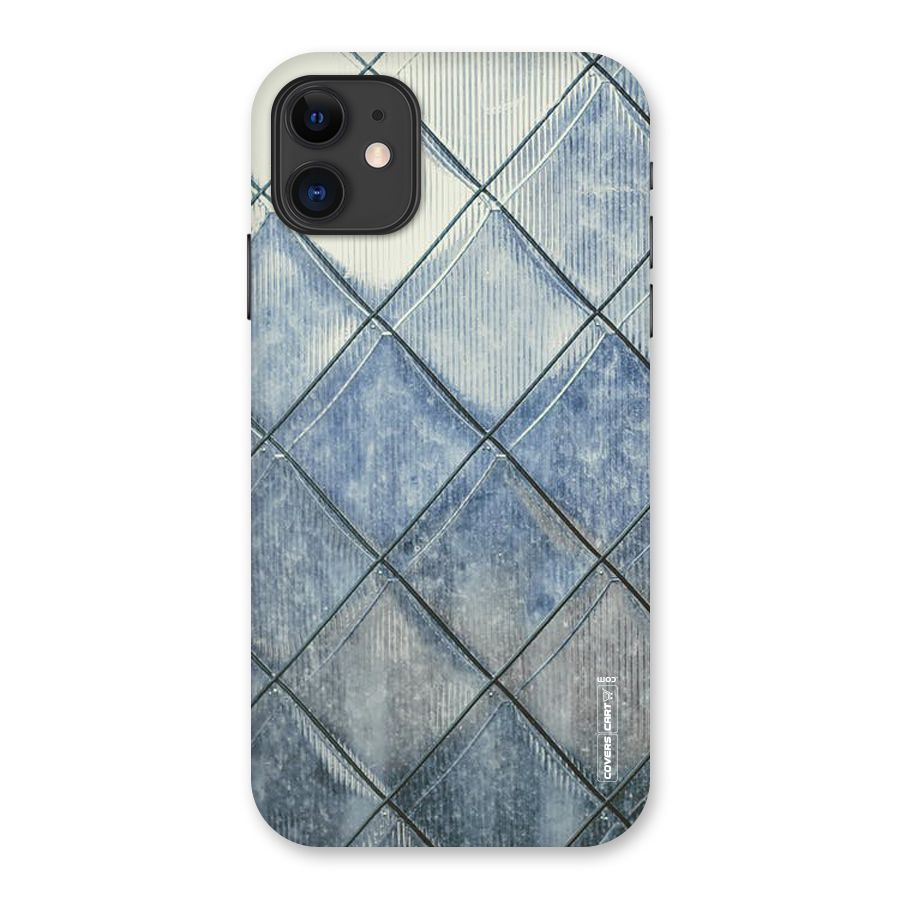 Steel Blue Pattern Back Case for iPhone 11