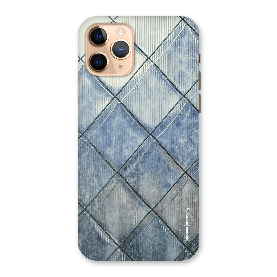 Steel Blue Pattern Back Case for iPhone 11 Pro