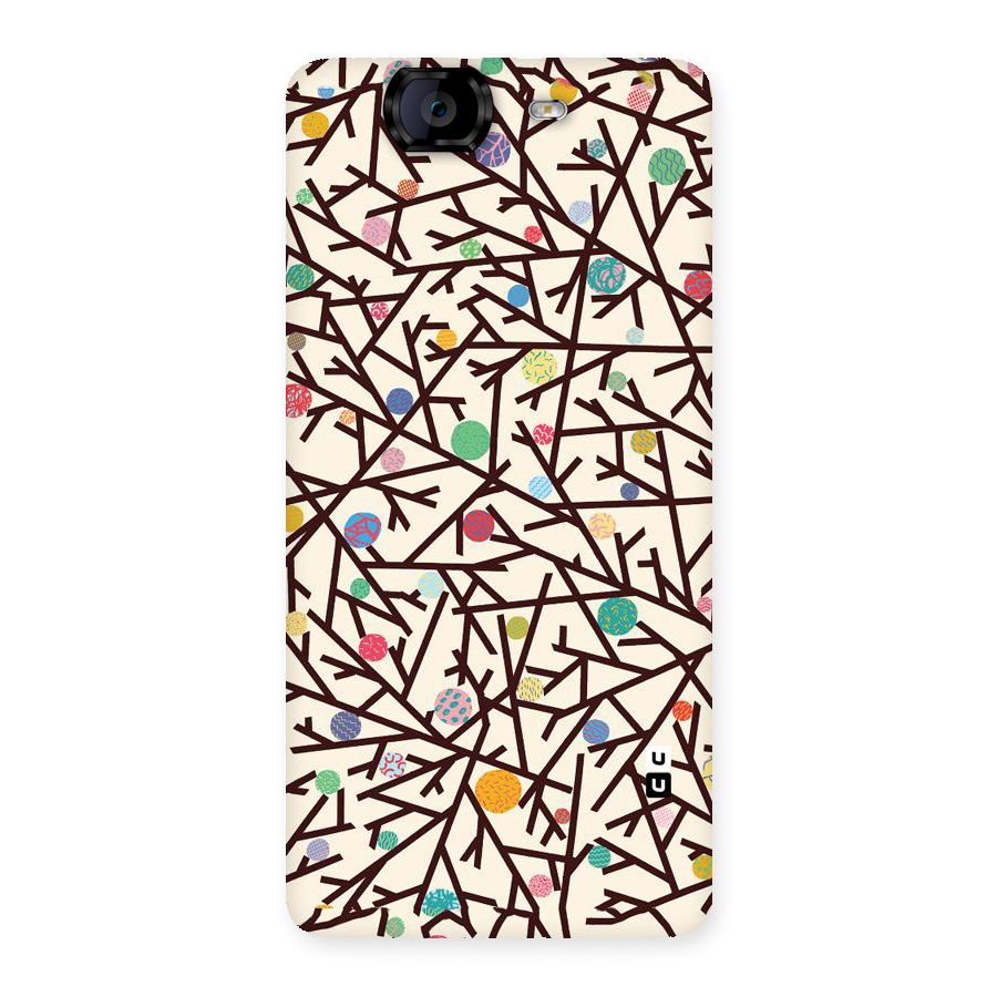 Stem Pattern Back Case for Canvas Knight A350