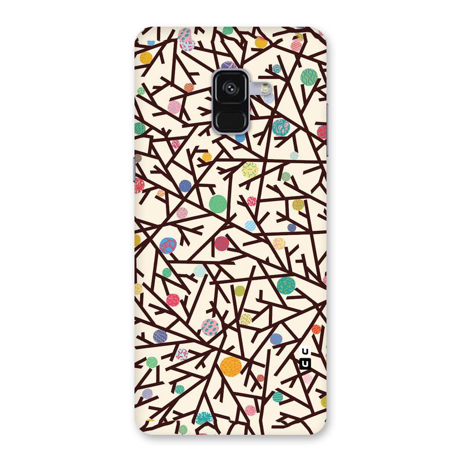Stem Pattern Back Case for Galaxy A8 Plus