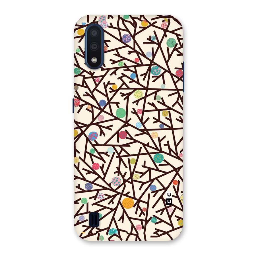 Stem Pattern Back Case for Galaxy M01