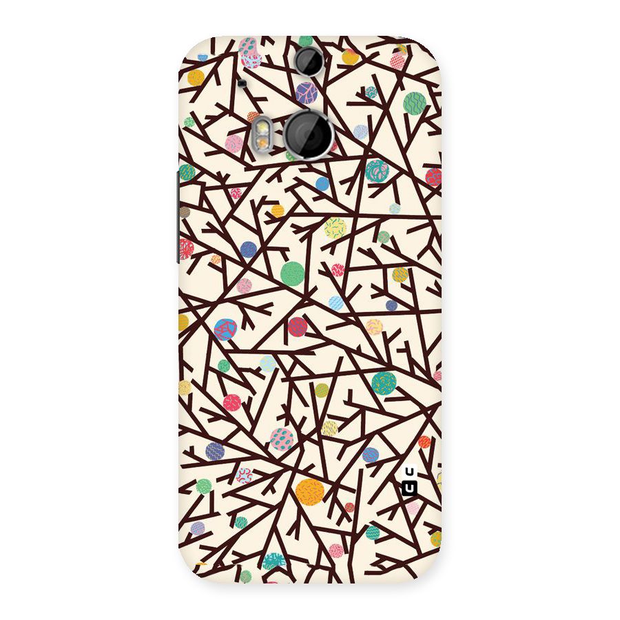 Stem Pattern Back Case for HTC One M8