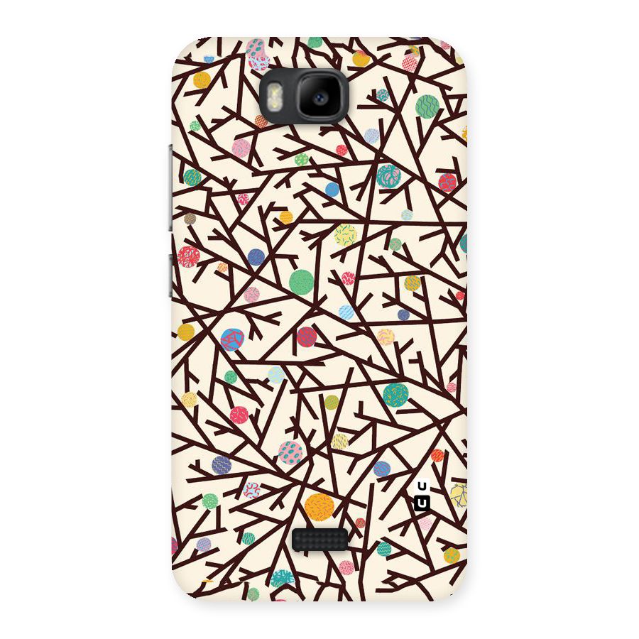 Stem Pattern Back Case for Honor Bee