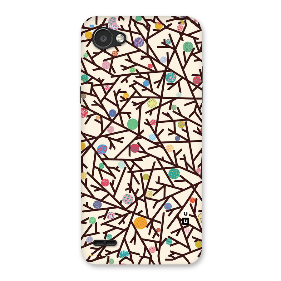 Stem Pattern Back Case for LG Q6