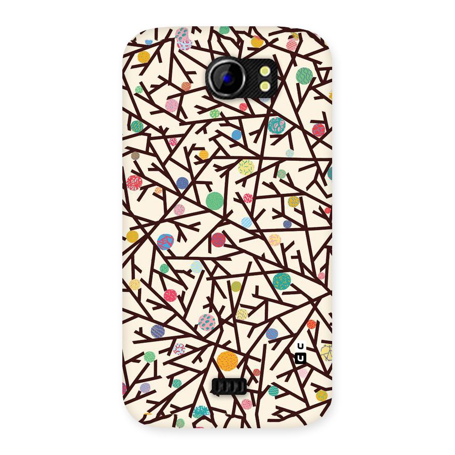 Stem Pattern Back Case for Micromax Canvas 2 A110