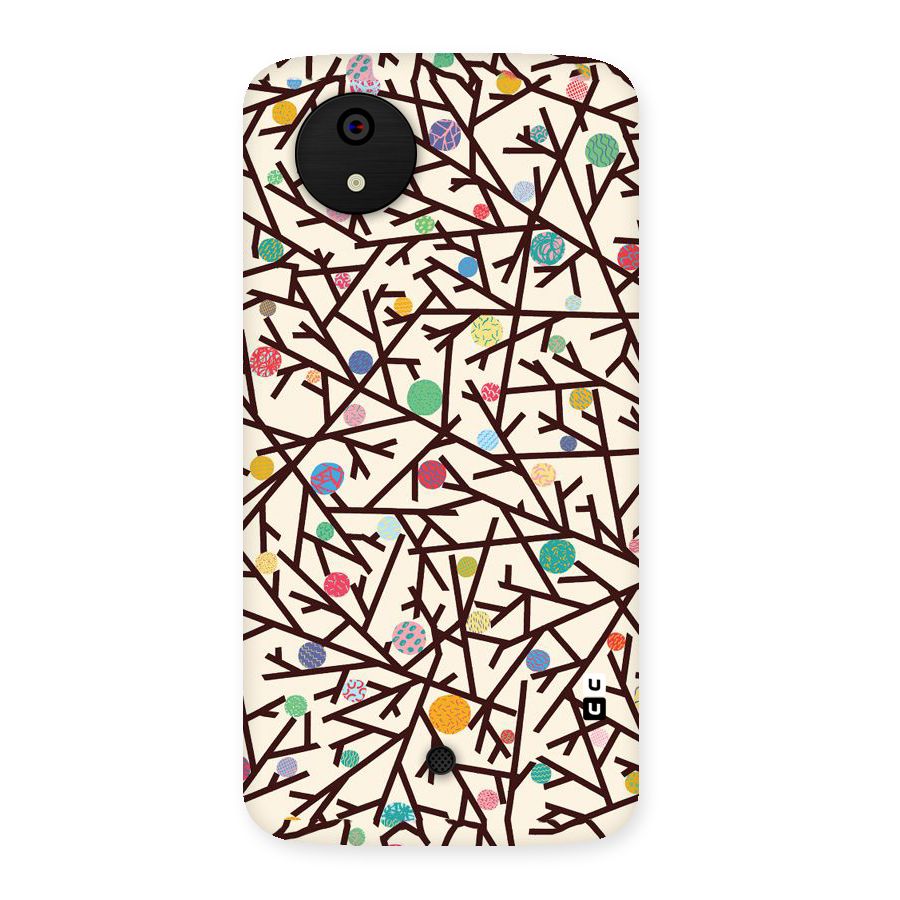 Stem Pattern Back Case for Micromax Canvas A1