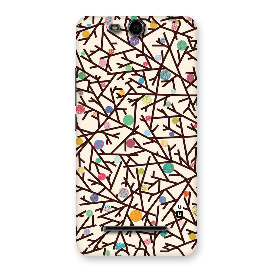 Stem Pattern Back Case for Micromax Canvas Juice 3 Q392