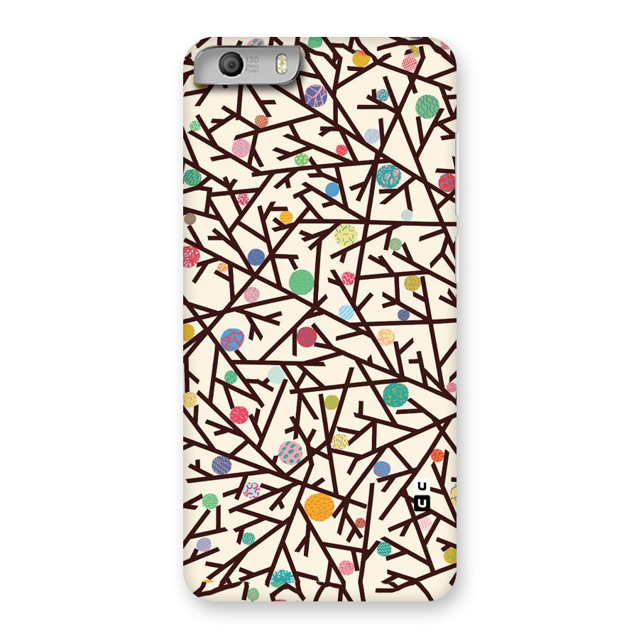 Stem Pattern Back Case for Micromax Canvas Knight 2