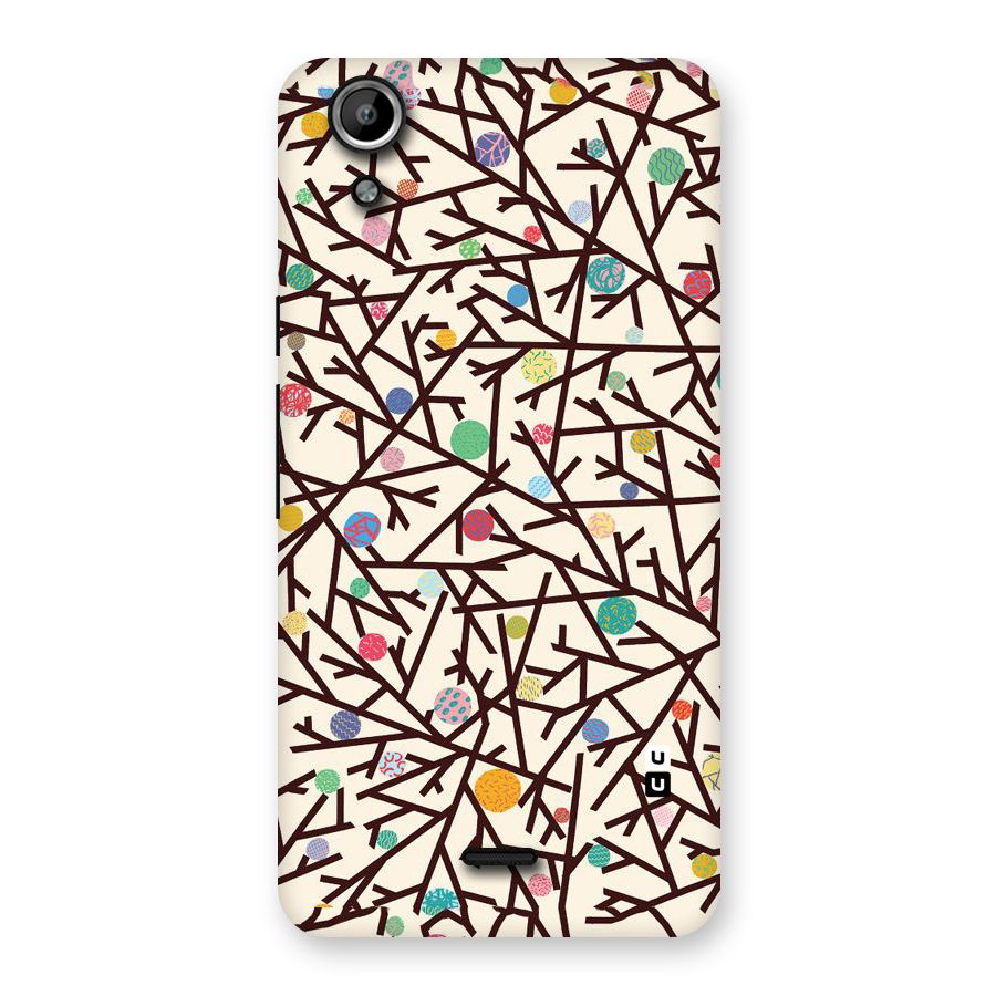 Stem Pattern Back Case for Micromax Canvas Selfie Lens Q345