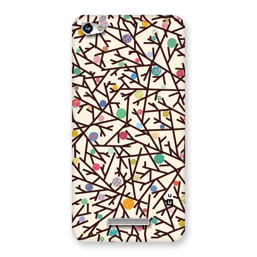 Stem Pattern Back Case for Micromax Hue 2