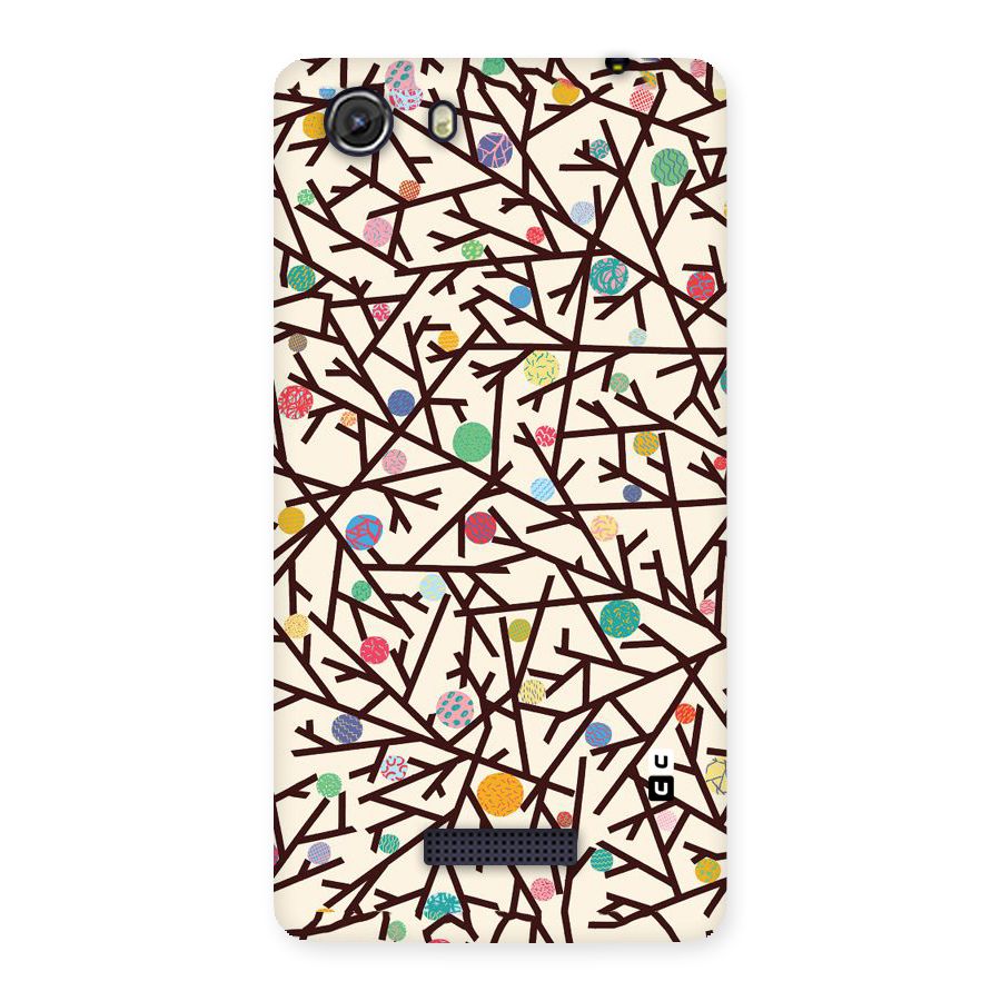 Stem Pattern Back Case for Micromax Unite 3