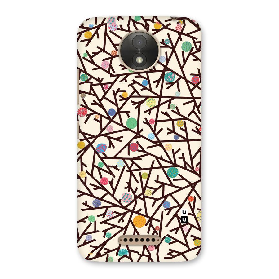Stem Pattern Back Case for Moto C Plus