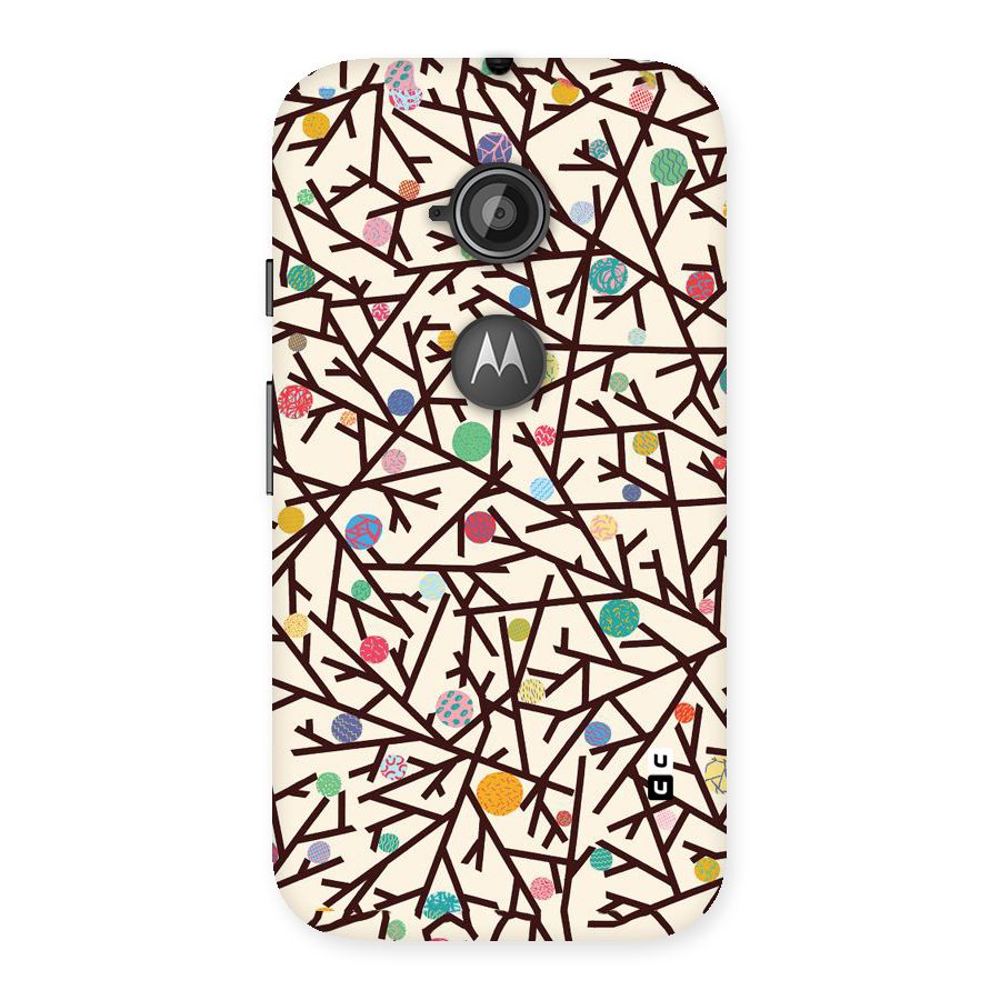 Stem Pattern Back Case for Moto E 2nd Gen