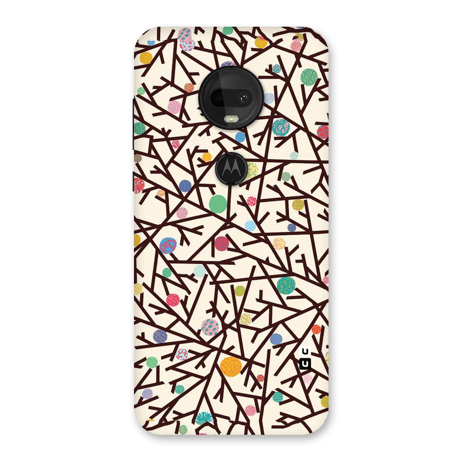Stem Pattern Back Case for Moto G7