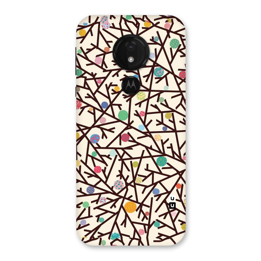 Stem Pattern Back Case for Moto G7 Power