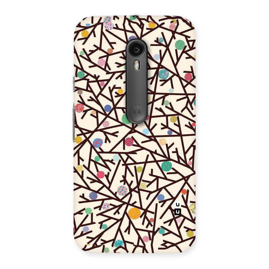 Stem Pattern Back Case for Moto G Turbo