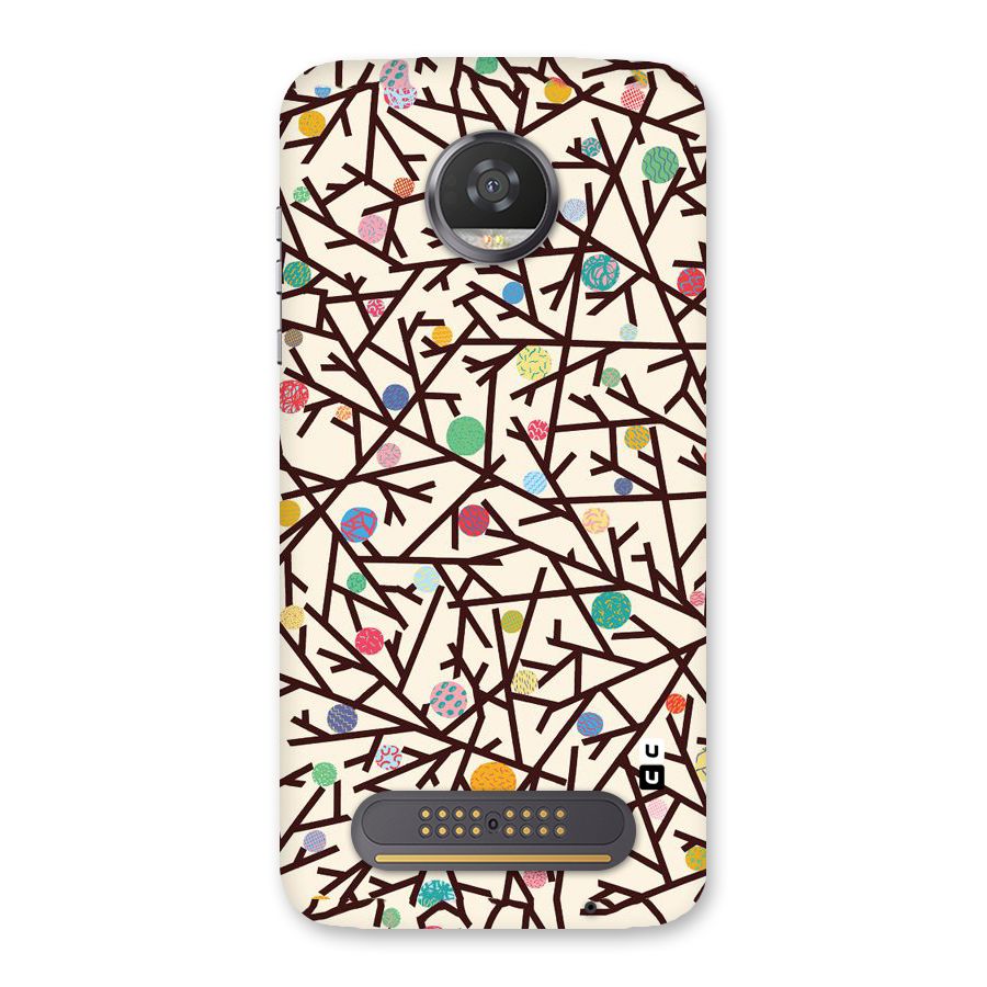 Stem Pattern Back Case for Moto Z2 Play